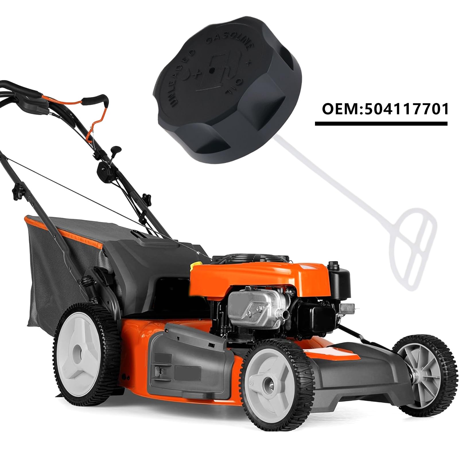 Briny River fuel tank cap for Husqvarna 350BT ensures quick replacement and snug fit.