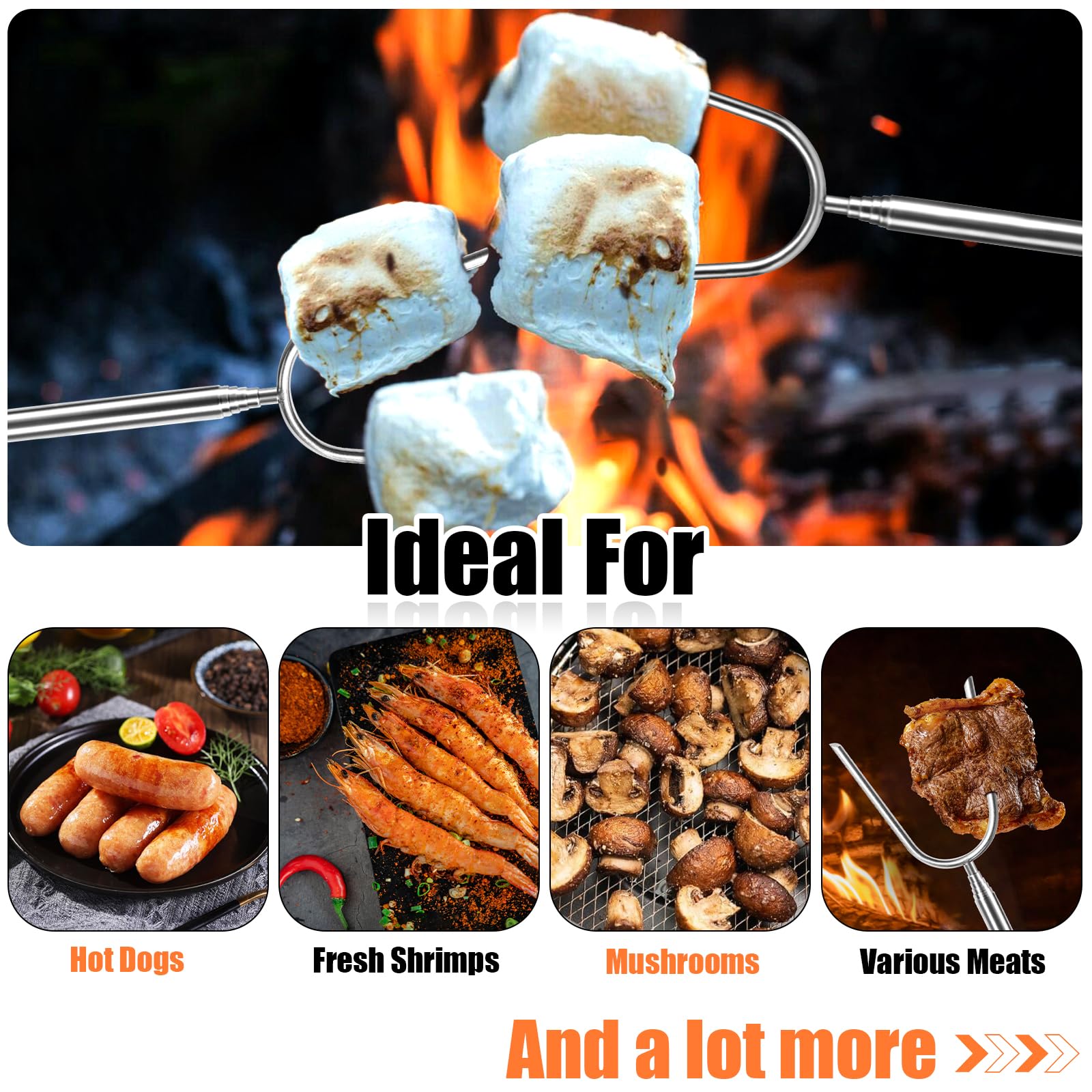 BRIOUT kid-friendly color-coded sticks reduce mix-ups during family campouts.