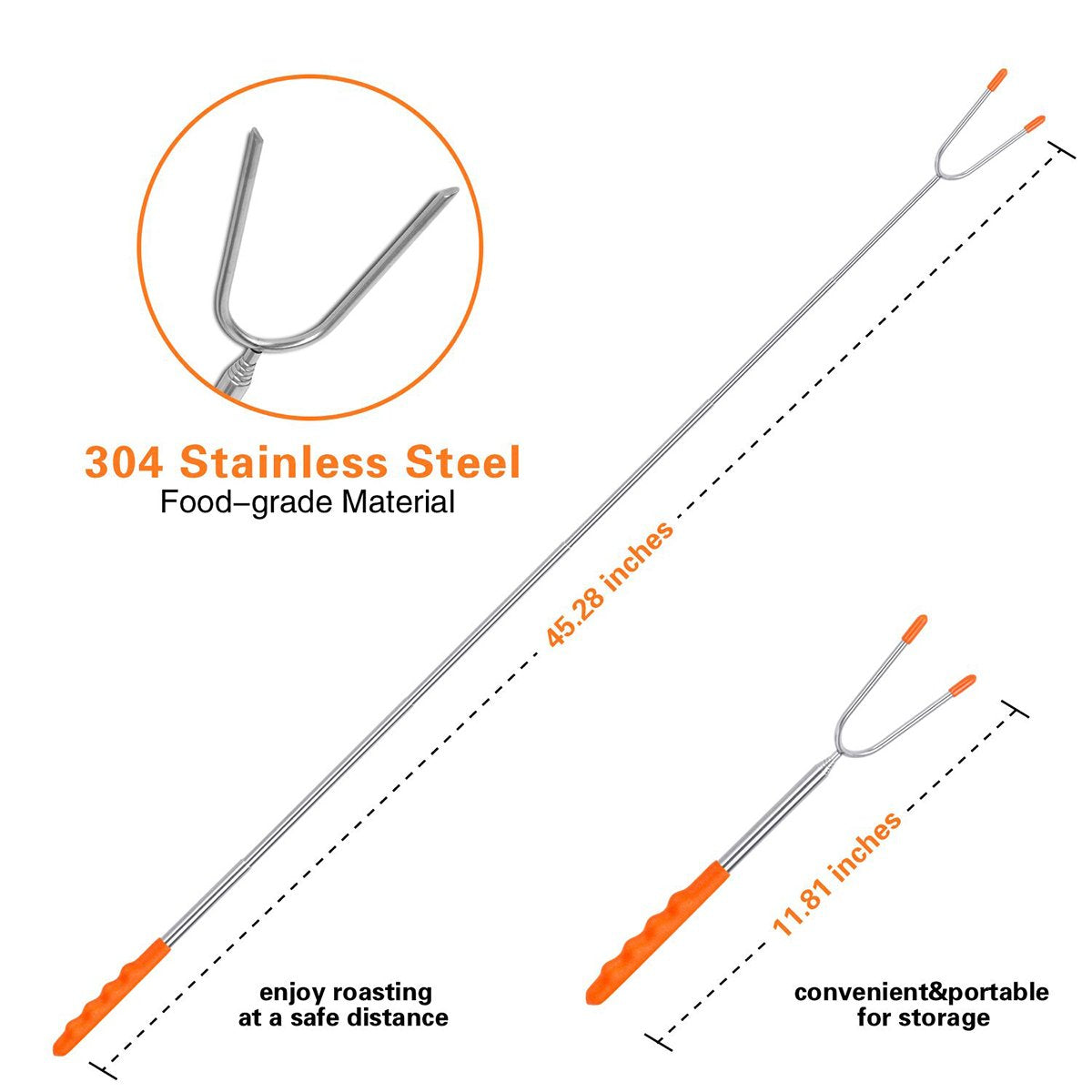 Briout PVC handle with finger indents for a secure grip