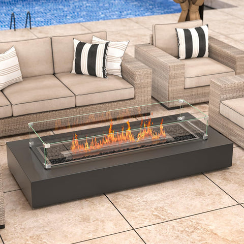 BriSunshine wind guard keeps surrounding items safe while enjoying a steady burn