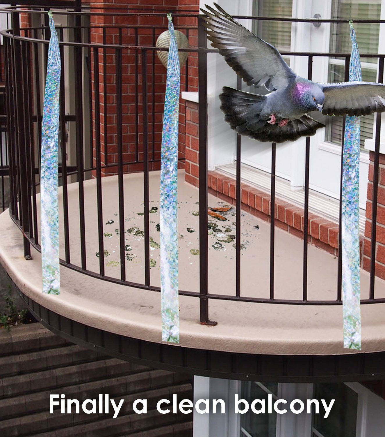 BRITENWAY bird deterrence for geese and pigeons in outdoor areas