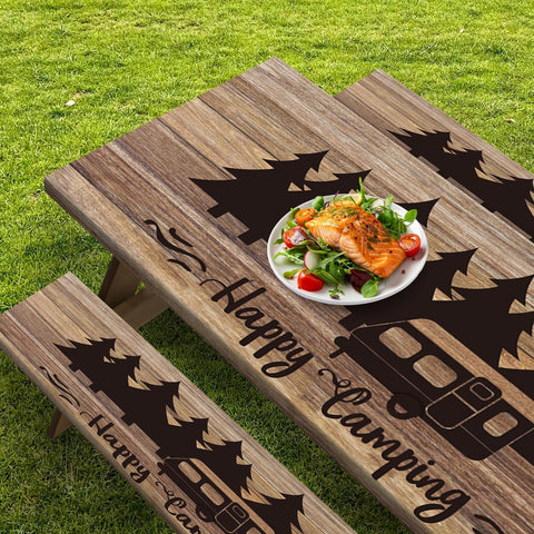Britown waterproof and stain-resistant tablecloth simplifies quick cleanup after meals.