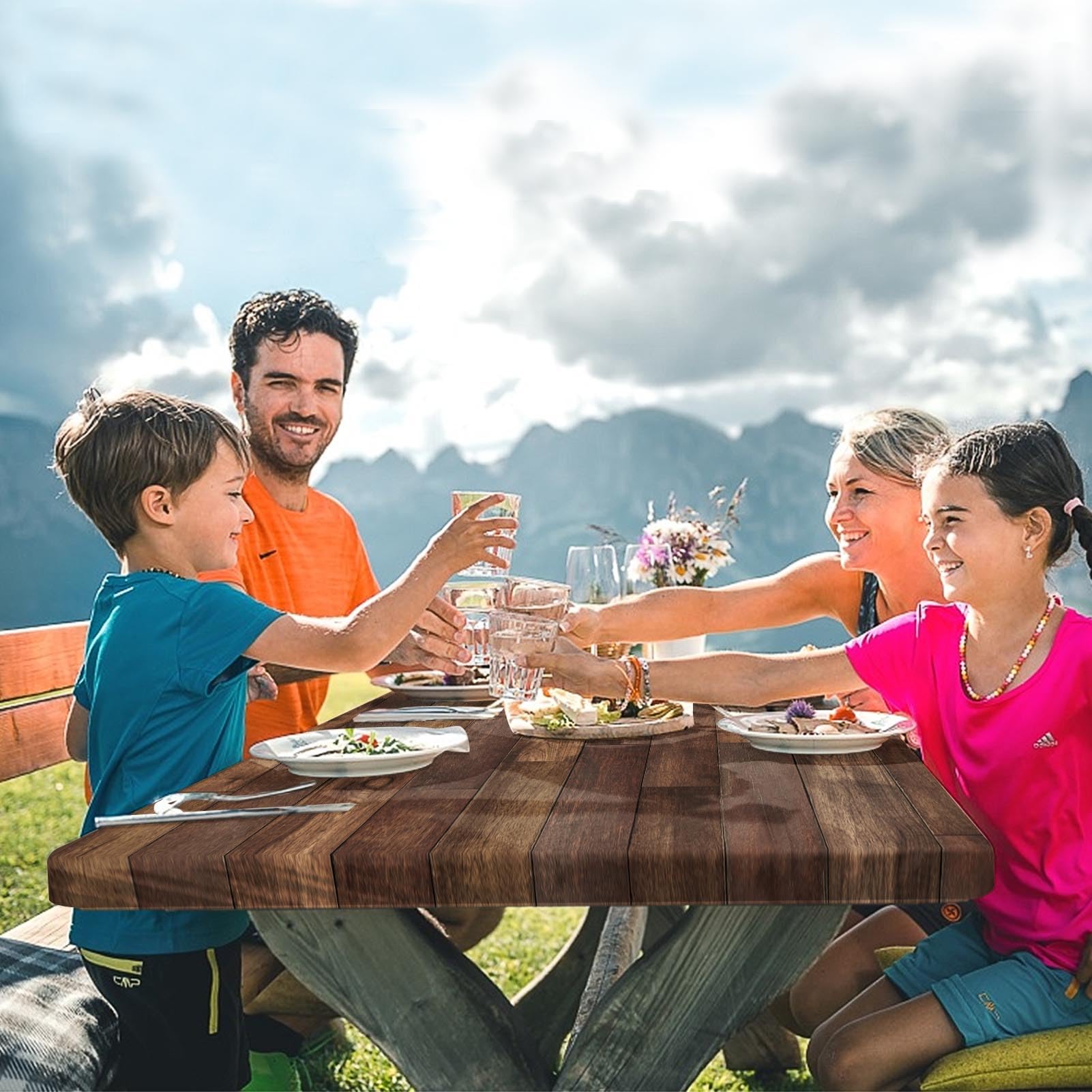 Britown table cover provides splinter and dust protection for tables