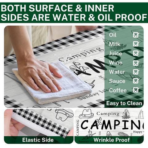 Britown waterproof tablecloth with drawstring bag for easy packing