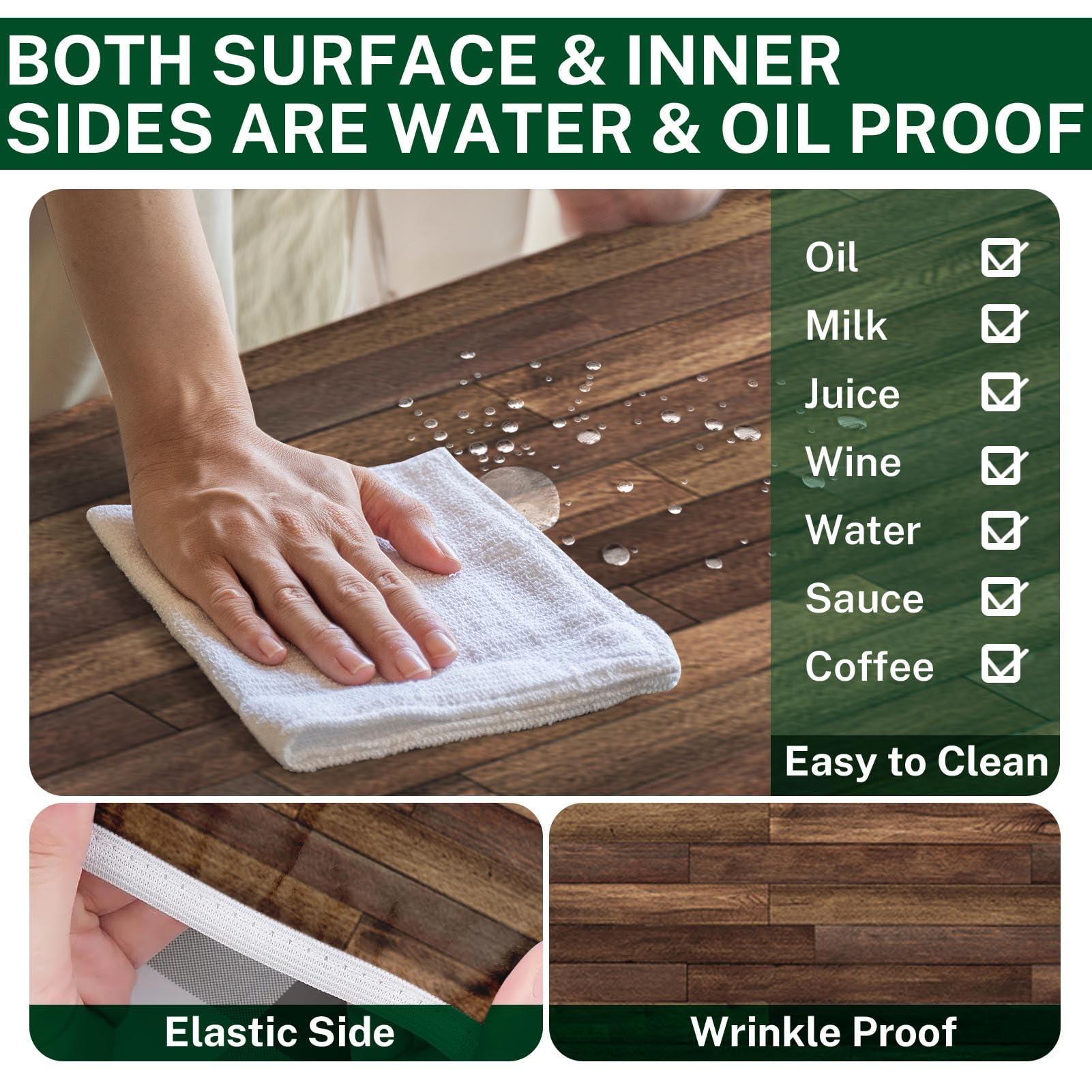 Britown windproof table cover staying in place without clips