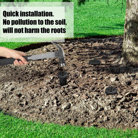Briwooody irrigation solution ready for automatic or manual watering setup