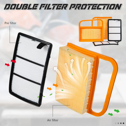 Briwooody concrete saw filter install visual highlights easy fit.