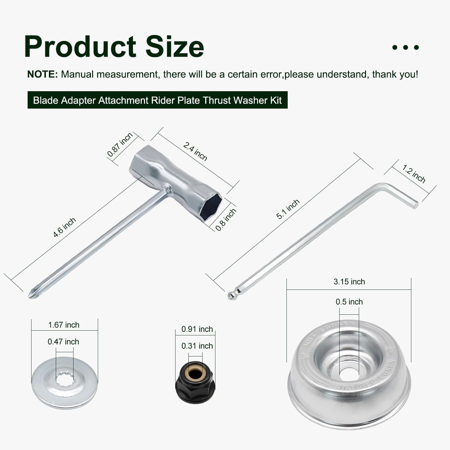 Brlyeeanze blade adapter installation guide with simple replacement steps.