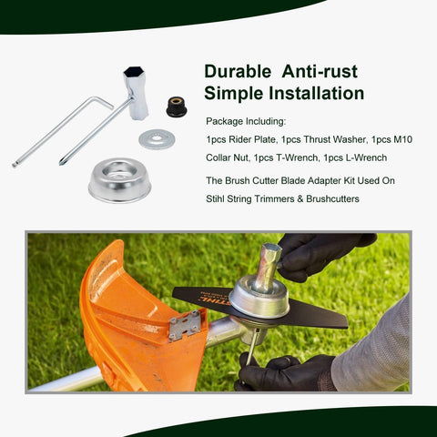 Brlyeeanze blade adapter T-wrench included for straightforward setup.