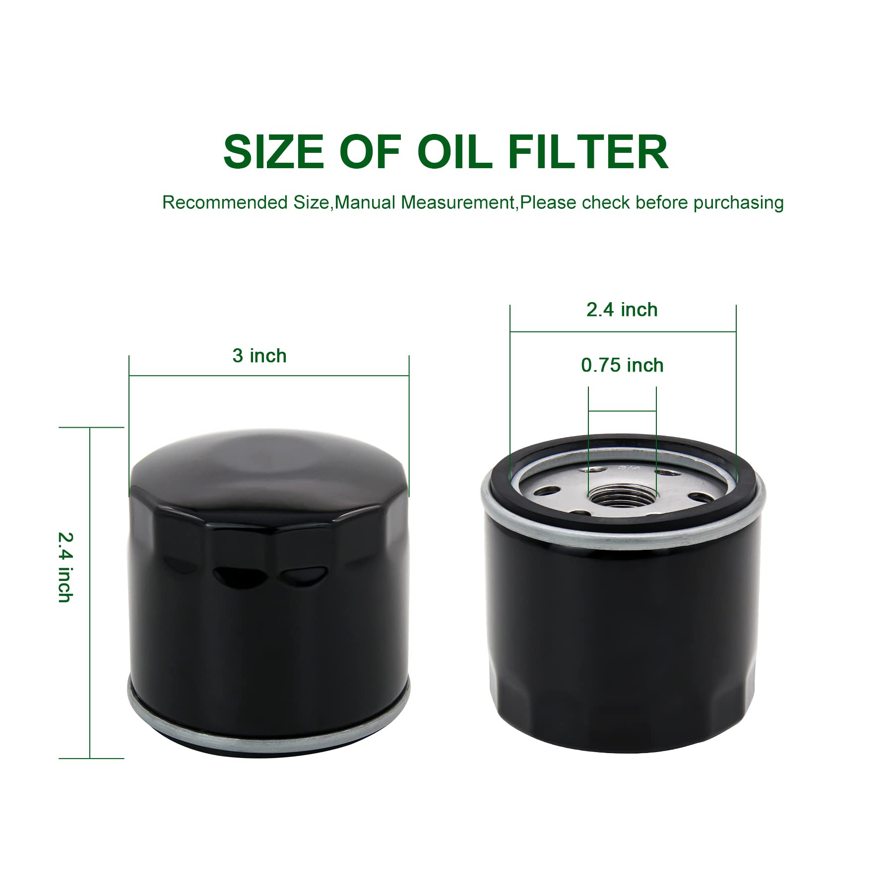 Brlyeeanze filter listing image shows Cub Cadet Husqvarna Craftsman and Toro compatibility