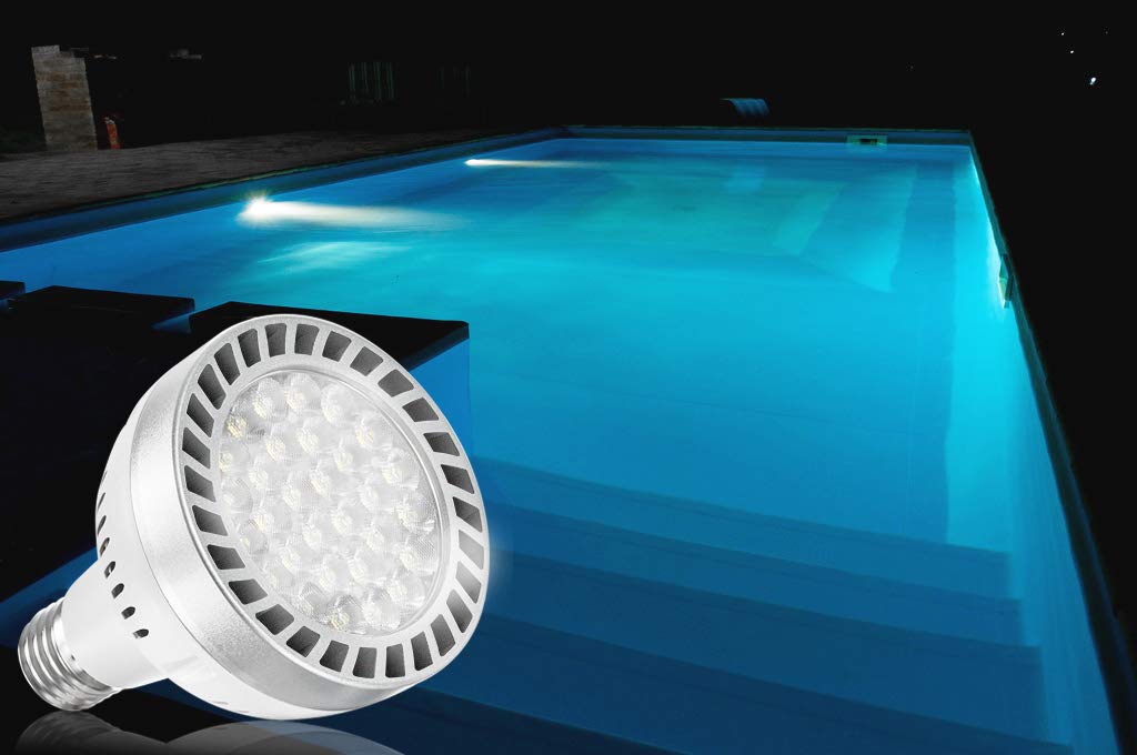 Broadroad LED bulb compatible with Pentair and Hayward fixtures for retrofits.