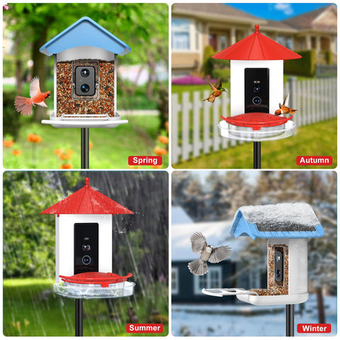BROAIMX outdoor adjustable pole enables easy height customization for feeders.
