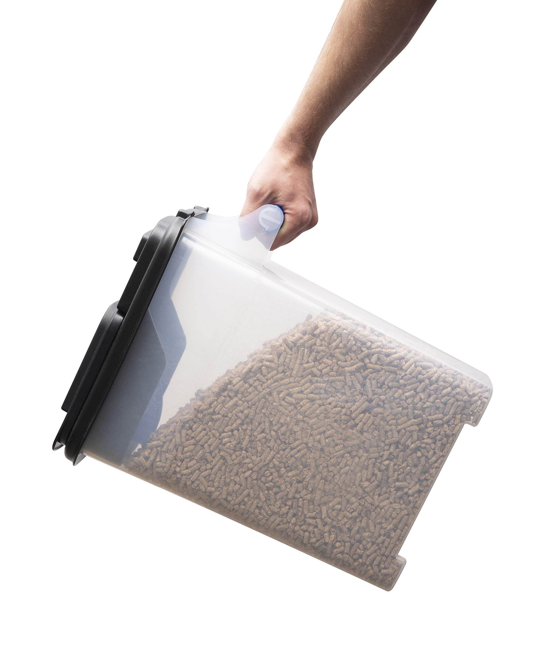 Broil King 66900 pellet storage bin retractable spout for controlled pouring