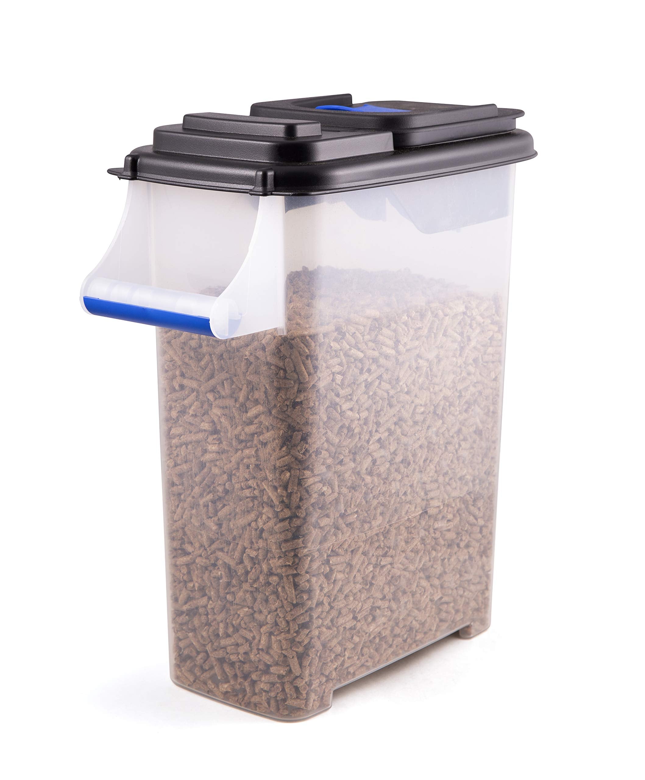 Broil King 66900 pellet storage bin side view highlighting sturdy construction
