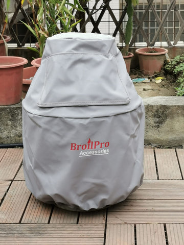 BroilPro Accessories cover dimensions diagram shows 13 by 17.5 inches.