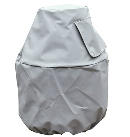 BroilPro Accessories propane tank cover fabric closeup highlights heavy-duty vinyl and lining.