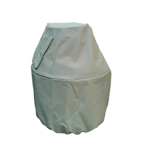 BroilPro Accessories propane tank cover material closeup shows heavy duty vinyl with 300D lining