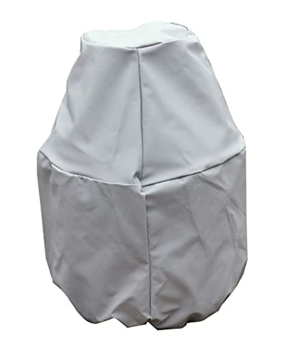 BroilPro Accessories propane tank cover on tank demonstrates easy connect design for quick setup.