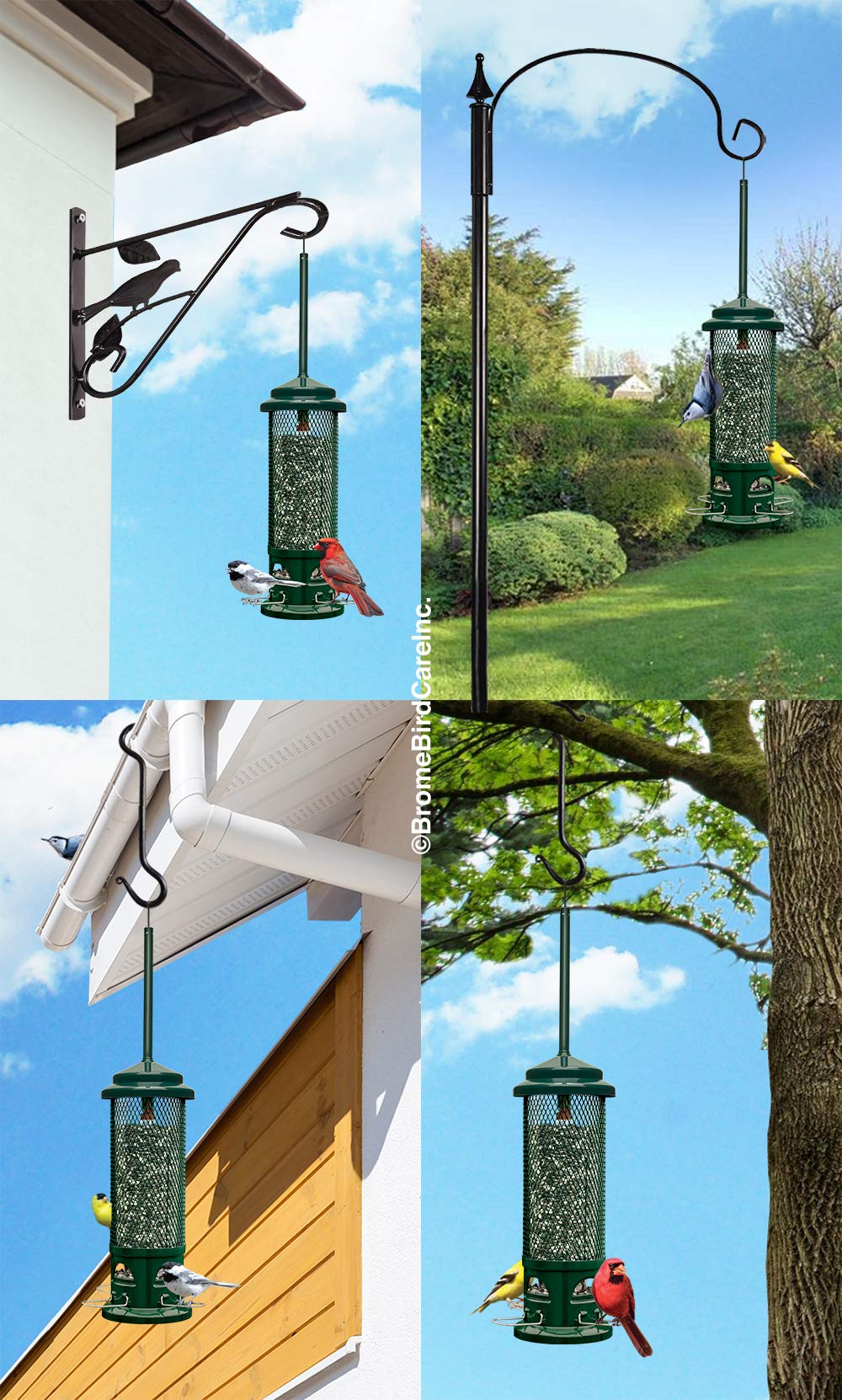 Brome Squirrel Buster Legacy, easy cleaning and storage after use.