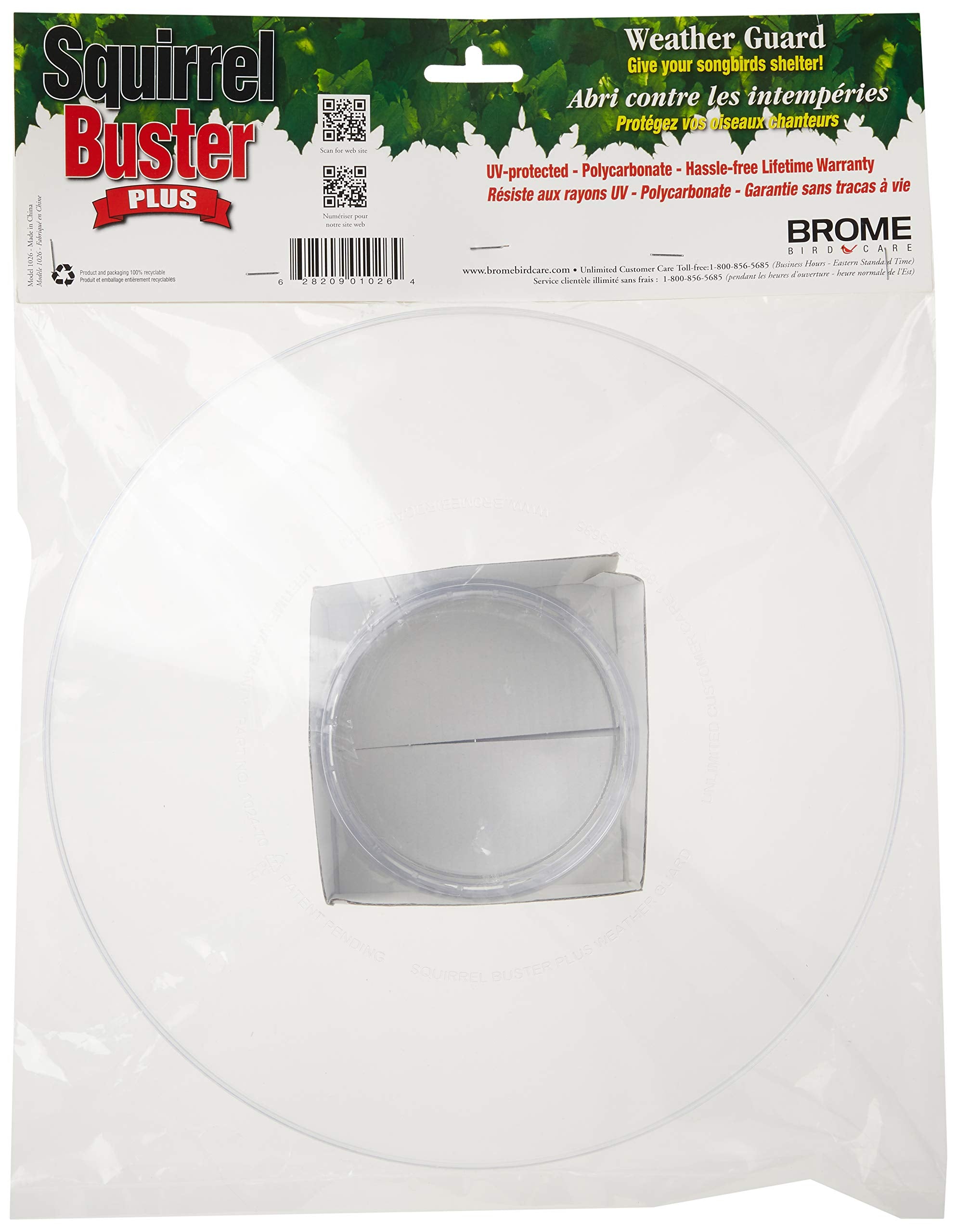 Brome Weather Guard keeps seeds dry during rain showers