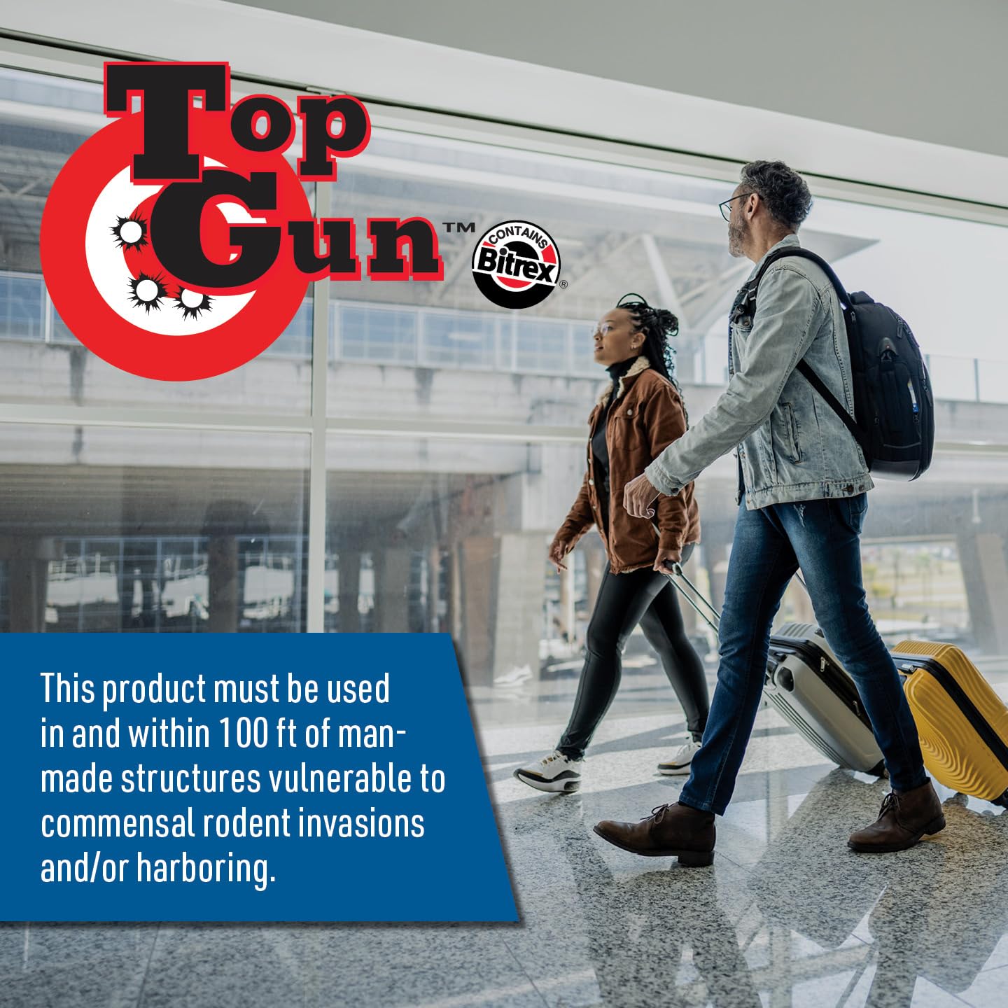Bromethalin-based Top Gun blocks deliver a fast-acting solution with stop-feed action
