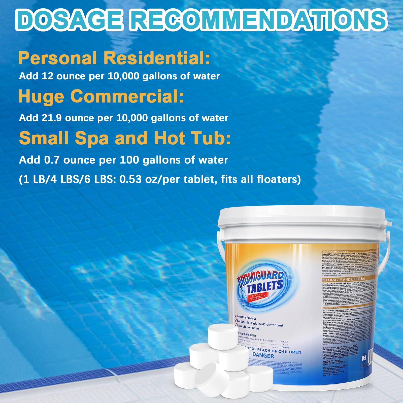 BROMIGUARD fits all dispensers for easy setup without stabilizers.