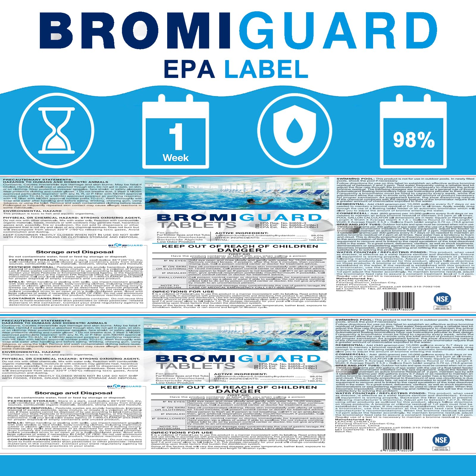 Bromiguard spa water looks soft and inviting for comfortable soaks.