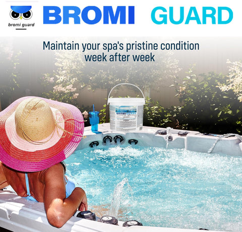 Cost-saving bromine tablets for extended maintenance cycles.