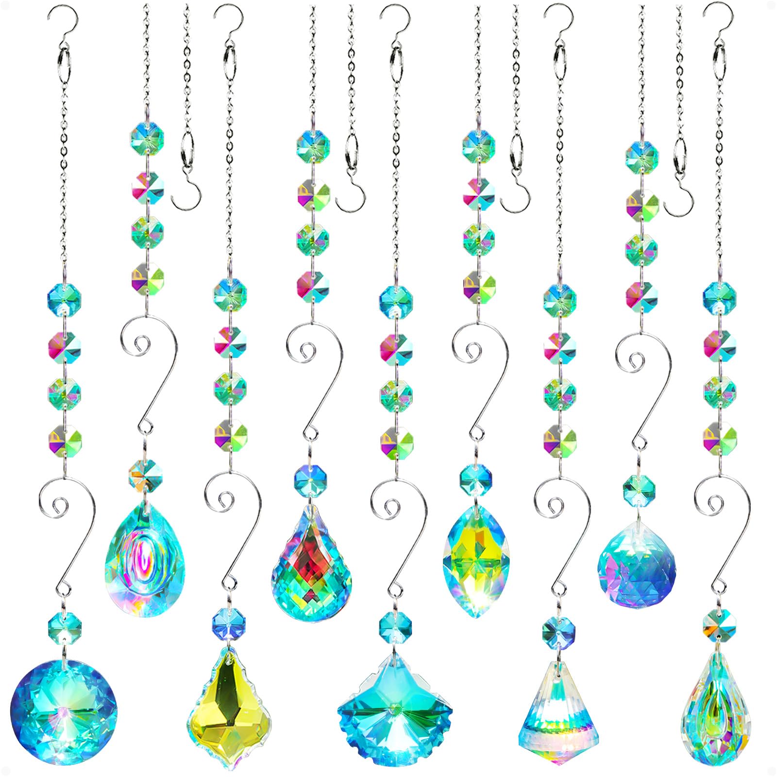Bronlama sun catcher windows ornaments capture sunlight to cast colorful rainbows in your room