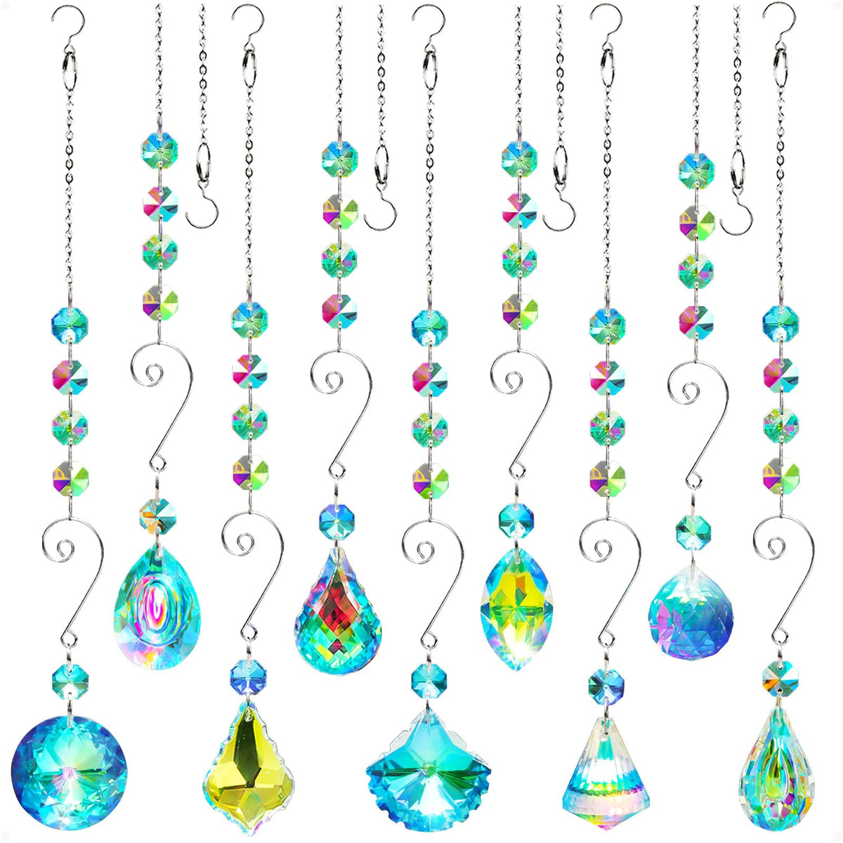 Bronlama sun catcher windows ornaments capture sunlight to cast colorful rainbows in your room