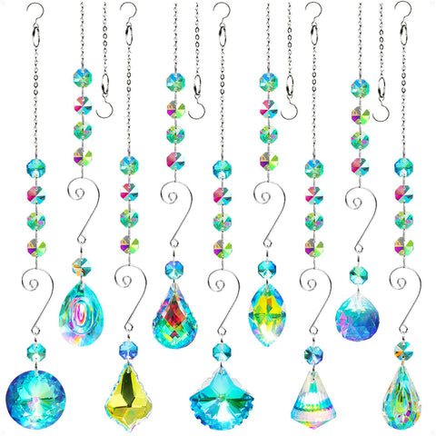 Bronlama sun catcher windows ornaments capture sunlight to cast colorful rainbows in your room