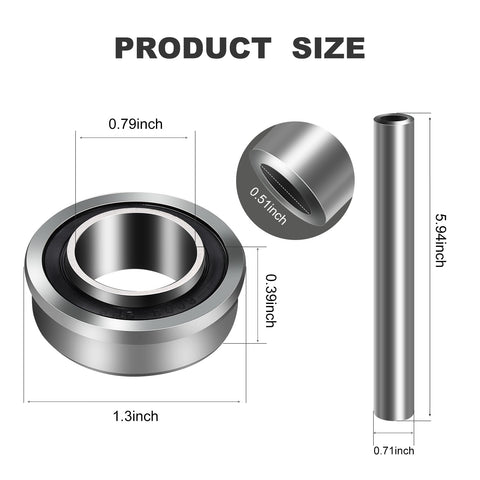 BROQIXIN bearing kit for Husqvarna Z246i supports smoother operation and reduced wear.