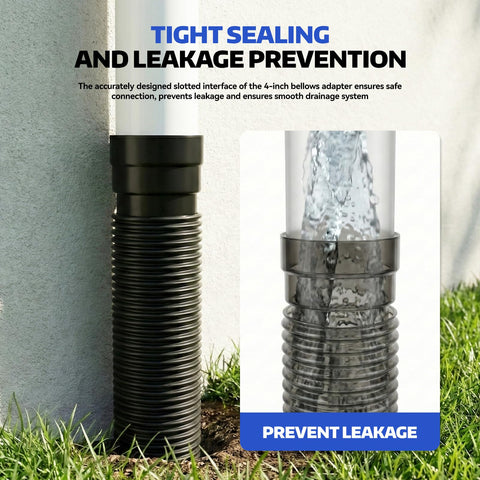 BROQIXIN adapter enables easy yard drainage upgrades with push-fit installation.