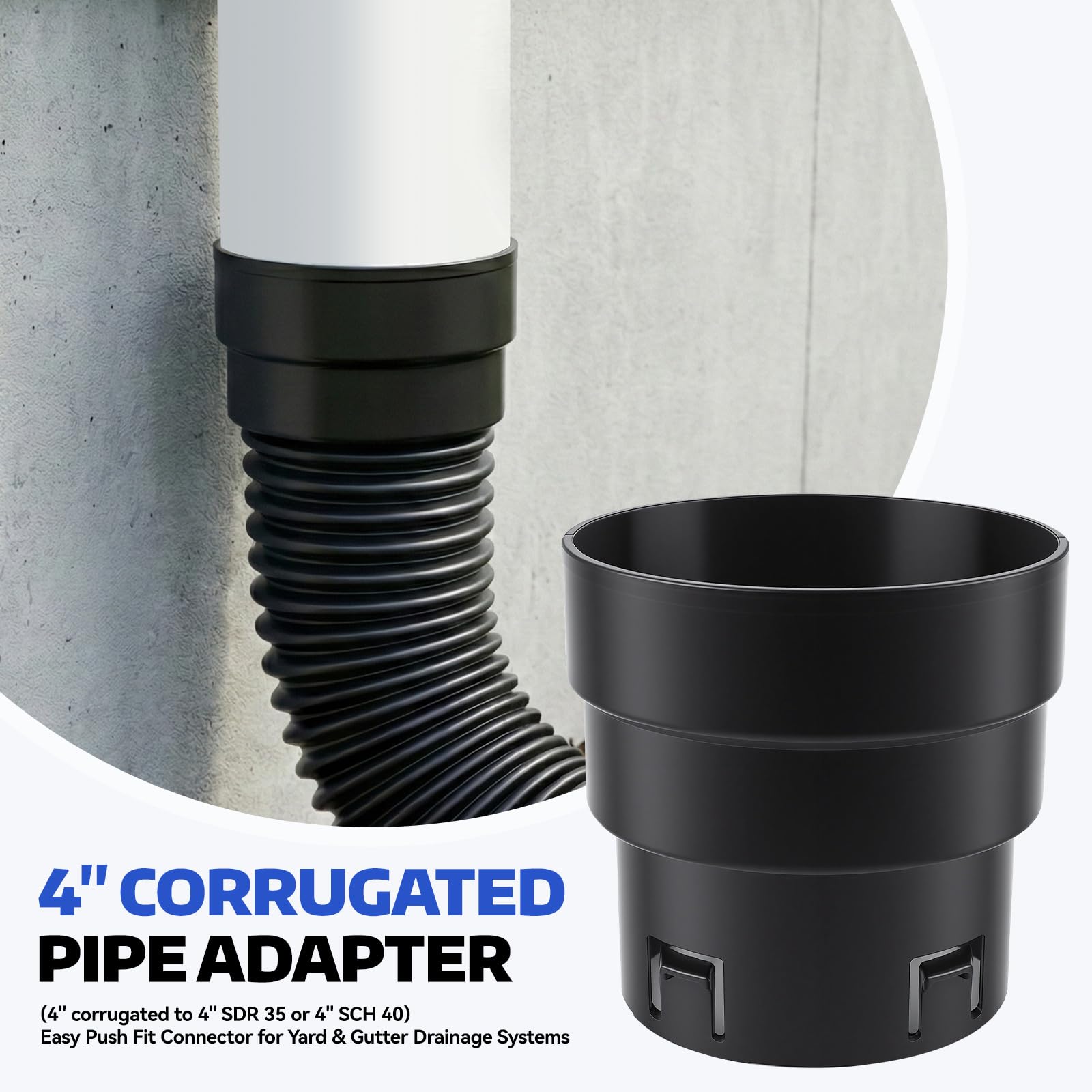 BROQIXIN push-fit connector enabling tool-free installation for DIY projects.