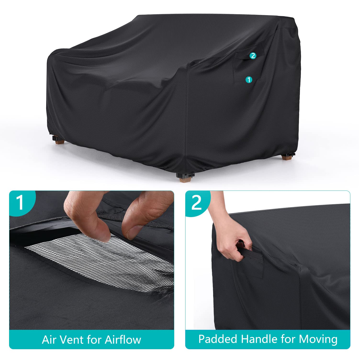 BROSYDA air vent design speeds moisture escape and reduces interior dampness