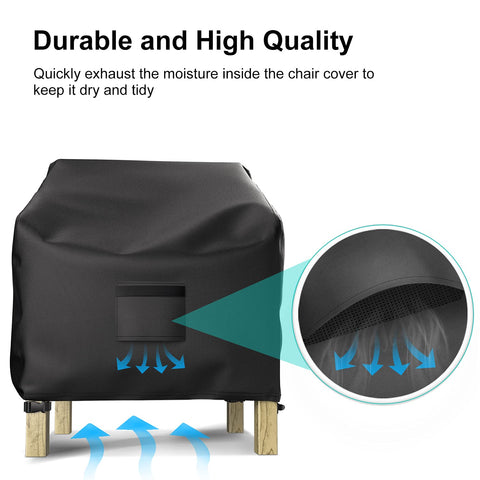 BROSYDA chair cover cord lock bottom simplifies tightening
