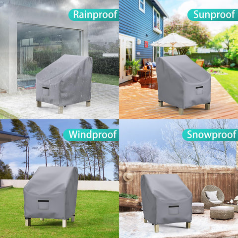 BROSYDA chair cover featuring double-stitched seams and waterproof tape for durability.