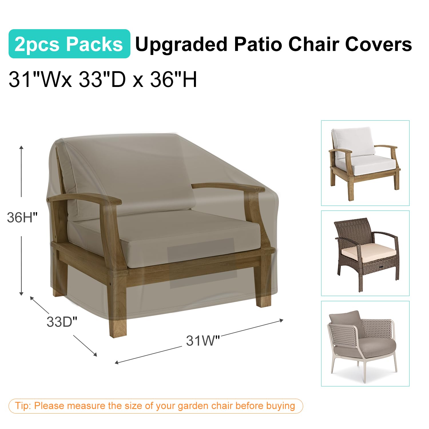Durable Oxford fabric resists wear, keeping lounge chairs looking fresh.