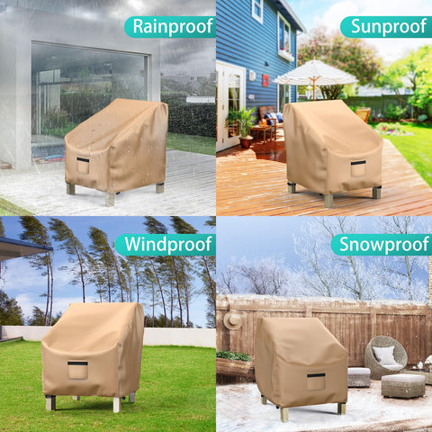 Inside PU coating adds protection during storms while staying breathable.