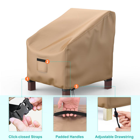 Padded air vent and handles aid removal and airflow.