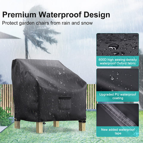 BROSYDA chair cover waterproof tape seals seams for rain protection