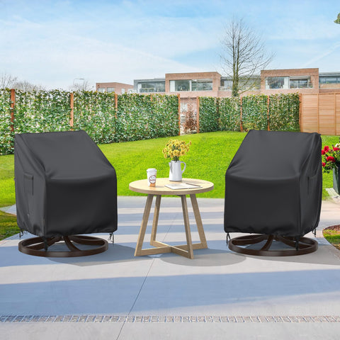 BROSYDA heavy-duty 420D Oxford cloth protects outdoor furniture from seasons.