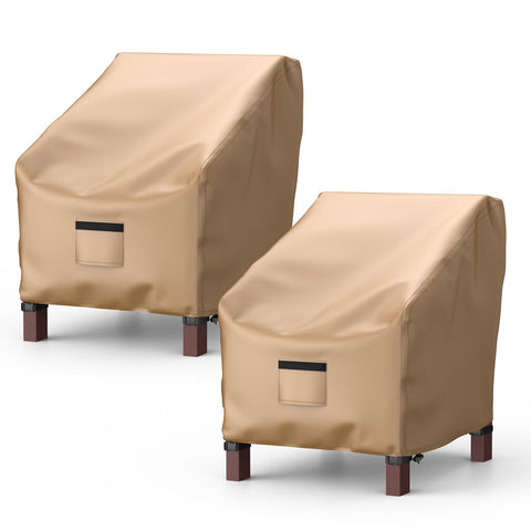 BROSYDA patio chair cover in waterproof 600D fabric protects outdoor furniture.