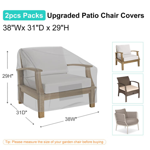 BROSYDA chair cover showing waterproof inner coating guards against moisture.