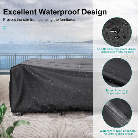 BROSYDA 420D Oxford fabric highlight durability against weather.