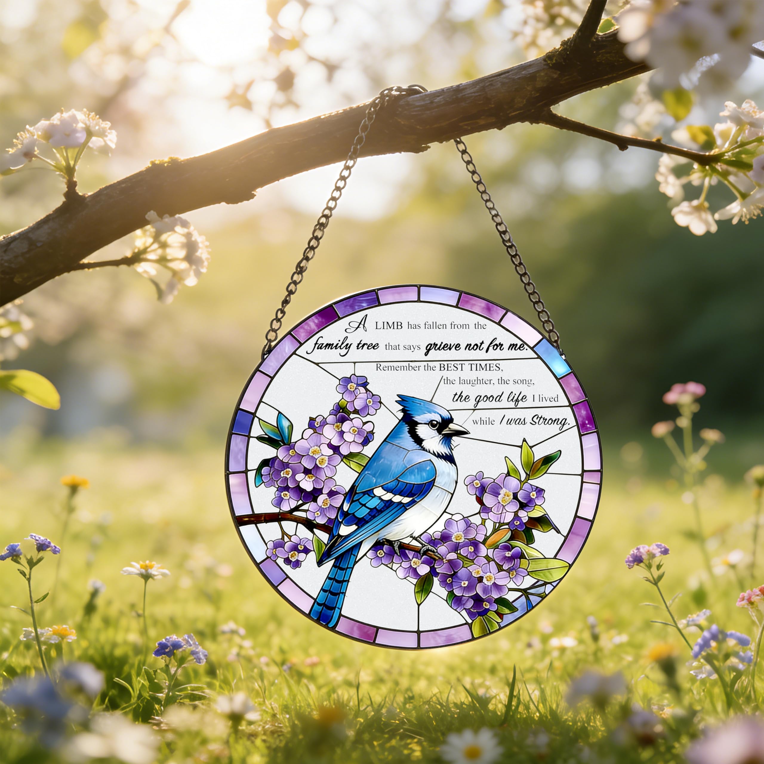BRUKUSUR hummingbird ornament adds a charming wildlife detail to the piece.