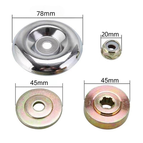 Brush Cutter Blade Adapter Kit model 1 thrust washer for stable, low-vibration operation.