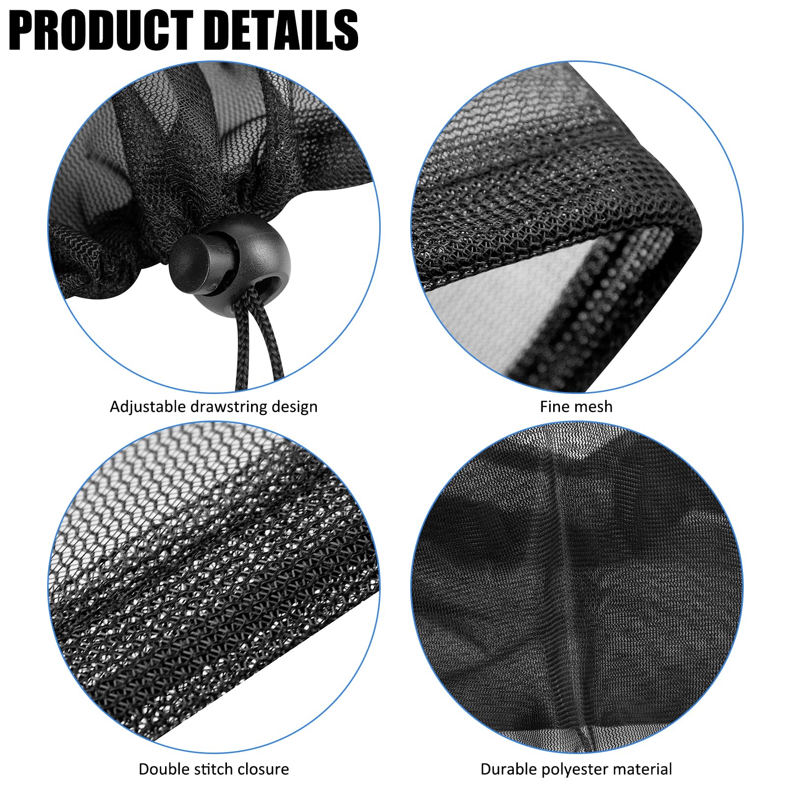 Bruwaa durable polyester mesh material designed for outdoor weather.