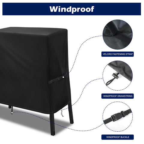 bruwaa cover features double-stitched seams for enhanced water resistance.