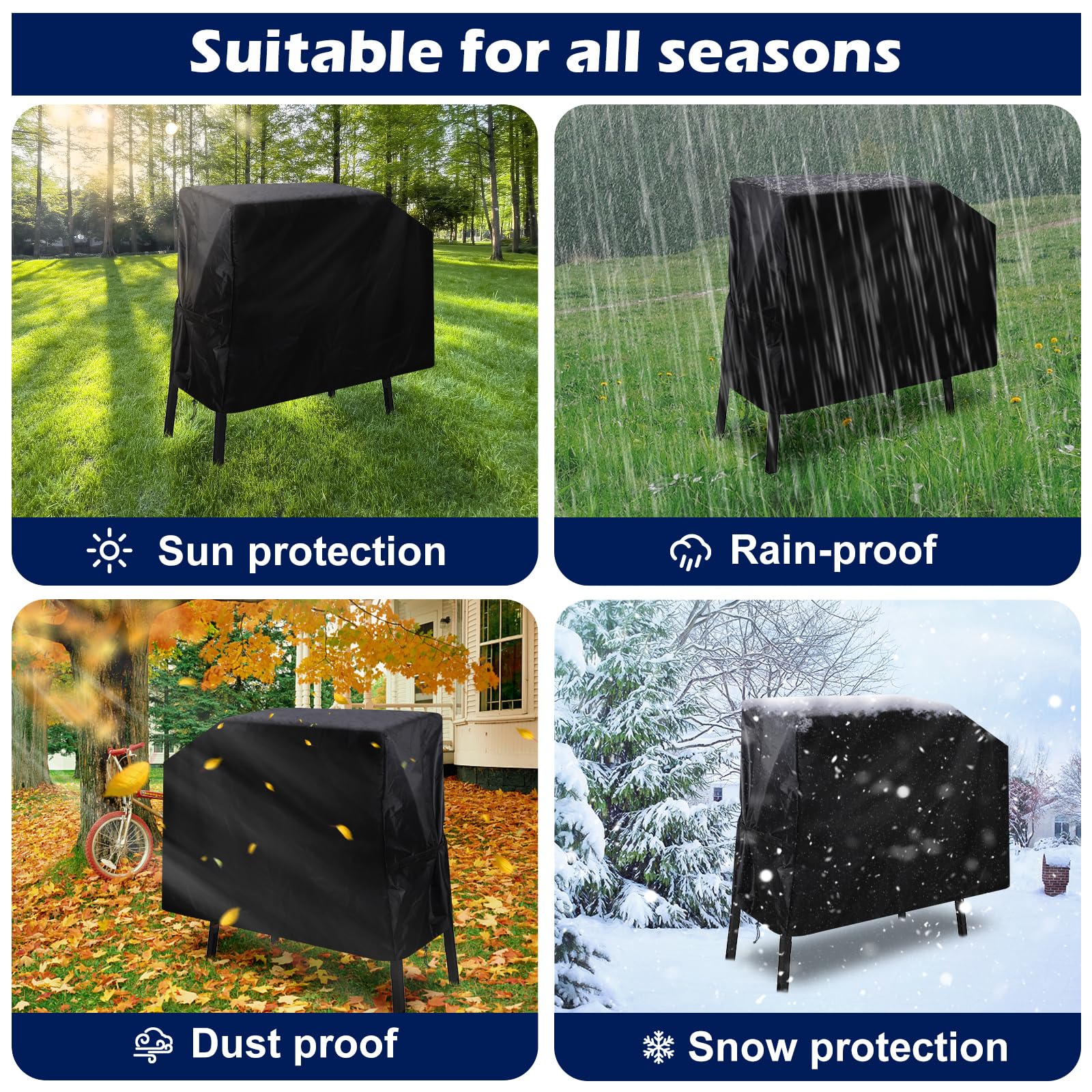 bruwaa cover cleans easily with wipe or hose-down after grilling.